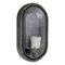 Mid-Century Industrial Gray Aluminium & Frosted Glass Sconce, Image 5