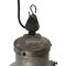 Mid-Century Industrial Gray Enamel & Cast Iron Ceiling Lamp from Industria Rotterdam 3