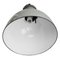 Mid-Century Industrial Gray Enamel & Cast Iron Ceiling Lamp from Industria Rotterdam 4