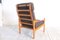 High Back Lounge Chair & Ottoman by Illum Wikkelsø for Niels Eilersen, 1960s, Set of 2 6