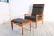 High Back Lounge Chair & Ottoman by Illum Wikkelsø for Niels Eilersen, 1960s, Set of 2, Image 2
