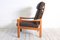 High Back Lounge Chair & Ottoman by Illum Wikkelsø for Niels Eilersen, 1960s, Set of 2 4