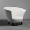 White Lounge Chairs, 1950s, Set of 2, Image 2