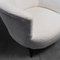 White Lounge Chairs, 1950s, Set of 2, Image 3