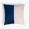 Double Optical Blue Cushion by Briola Lorenza for LO DECOR 1