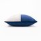 Double Optical Blue Cushion by Briola Lorenza for LO DECOR, Image 2