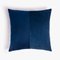 Double Blue Velvet Cushion Cover by Lorenza Briola for LO DECOR 1