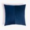 Housse de Coussin Double en Velours Bleu par Lorenza Briola pour LO DECOR 1