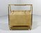 Brass and Suede Leather Magazine Rack, 1960s 4