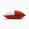 Double Optical Brick Red Cushion Cover by Lorenza Briola for LO DECOR 2