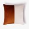 Double Optical Brick Red Cushion Cover by Lorenza Briola for LO DECOR 1