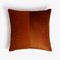 Double Brick Red Velvet Cushion Cover by Lorenza Briola for LO DECOR, Image 1