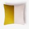 Double Optical Mustard Cushion Cover by Lorenza Briola for LO DECOR 1