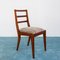 Mahogany and Velvet Desk Chair, 1950s 1