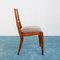 Mahogany and Velvet Desk Chair, 1950s, Image 2