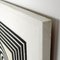 Wooden Panels with Black and White Relief Geometric Patterns, Set of 3, Image 10