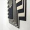 Wooden Panels with Black and White Relief Geometric Patterns, Set of 3 5