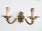 German Brass Sconces, 1970s, Set of 3, Image 12