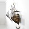 Large Brass Maria Fishing Boat by Curtis Jeré 3