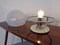 Lampada da tavolo in vetro e acciaio cromato, Italia, anni '60, Immagine 12