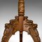 Vintage Oriental Carved Beech Coat Stand, 1950s 11