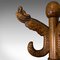 Vintage Oriental Carved Beech Coat Stand, 1950s 9