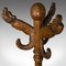 Vintage Oriental Carved Beech Coat Stand, 1950s, Image 8