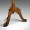 Vintage Oriental Carved Beech Coat Stand, 1950s 12