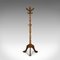 Vintage Oriental Carved Beech Coat Stand, 1950s 6
