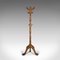 Vintage Oriental Carved Beech Coat Stand, 1950s 2