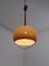 Pendant Lamp in Brown Plastic from Harvey Guzzini, 1960s 8