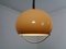 Pendant Lamp in Brown Plastic from Harvey Guzzini, 1960s 3