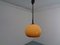 Pendant Lamp in Brown Plastic from Harvey Guzzini, 1960s 7