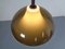 Ceiling Lamp in Brown & White Plastic from Stilux Milano, 1960s 4