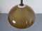 Ceiling Lamp in Brown & White Plastic from Stilux Milano, 1960s 5