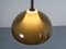 Ceiling Lamp in Brown & White Plastic from Stilux Milano, 1960s 9