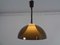 Ceiling Lamp in Brown & White Plastic from Stilux Milano, 1960s, Image 3
