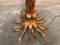 Lampada da terra a forma di palma in stile Hollywood Regency dorato di Hans Kogl, anni '60, Immagine 3
