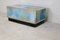 French Blue Brass & Formica Solar Eruption Coffee Table, 1970s, Image 14