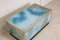 French Blue Brass & Formica Solar Eruption Coffee Table, 1970s 13