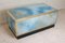 French Blue Brass & Formica Solar Eruption Coffee Table, 1970s, Image 26