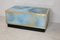 French Blue Brass & Formica Solar Eruption Coffee Table, 1970s 16