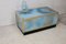 French Blue Brass & Formica Solar Eruption Coffee Table, 1970s 21