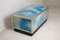 French Blue Brass & Formica Solar Eruption Coffee Table, 1970s 9