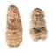 Birch Wood Statuettes, Set of 2, Image 1