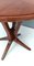 Mid-Century Round Walnut Dining Table in the Style of Ico Parisi, 1950s, Image 10