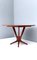 Mid-Century Round Walnut Dining Table in the Style of Ico Parisi, 1950s, Image 5