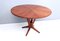 Mid-Century Round Walnut Dining Table in the Style of Ico Parisi, 1950s, Image 6