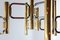 Two-Tone Brass & Chrome-Plated Chandelier by Gaetano Sciolari for Sciolari, 1970s 4