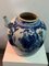 18th Century Chinese Cobalt Blue Glazed Porcelain Teapot with Characters 1